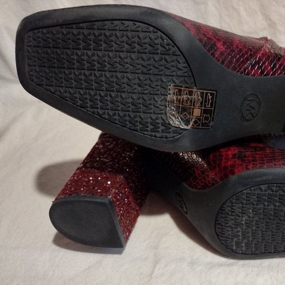 🌎 Michael Kors || 3.5" Marcella Leather Ankle Boot - Picture 14 of 15